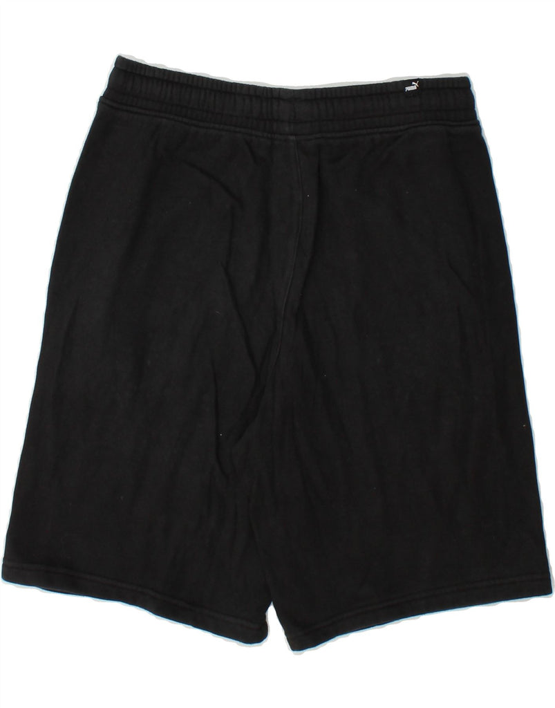 PUMA Mens Graphic Sport Shorts Small  Black Cotton Vintage Puma and Second-Hand Puma from Messina Hembry 