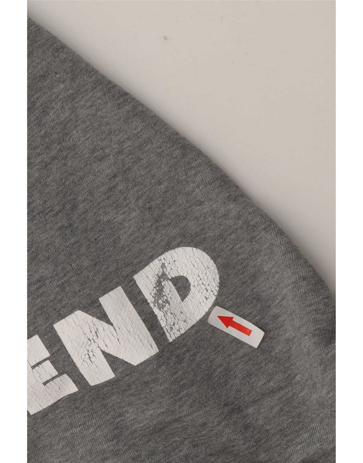 Marks & Spencer Womens Weekend Graphic Sweatshirt Jumper UK 14 Medium Grey