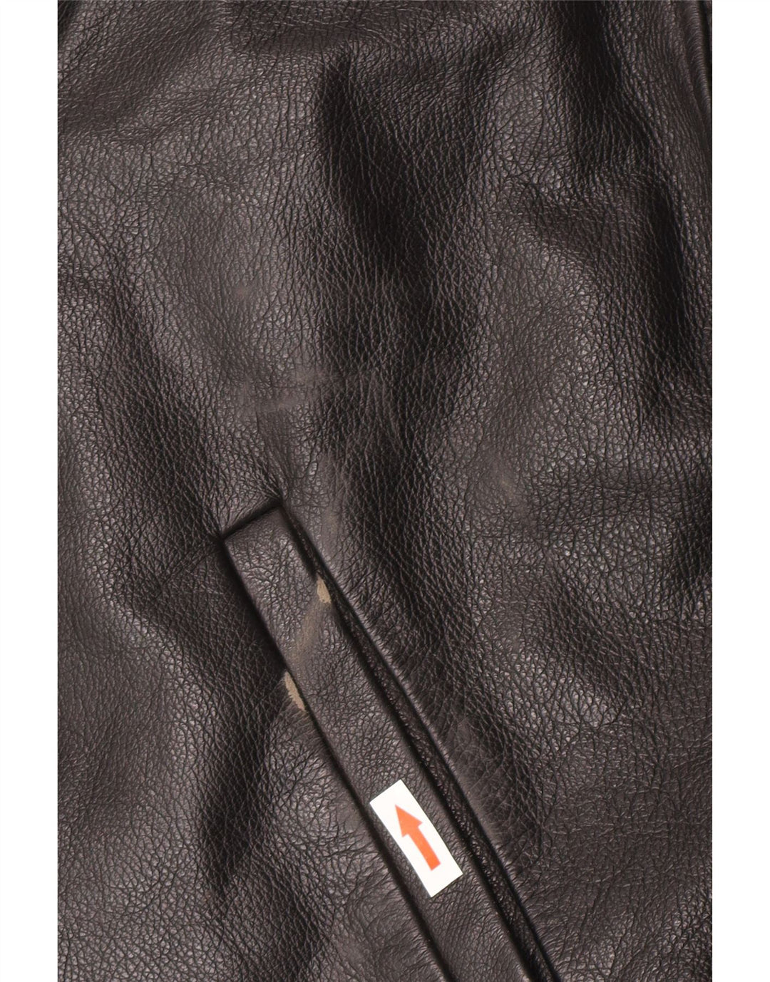 Oakland Mens Leather Jacket UK 38 Medium Black Leather