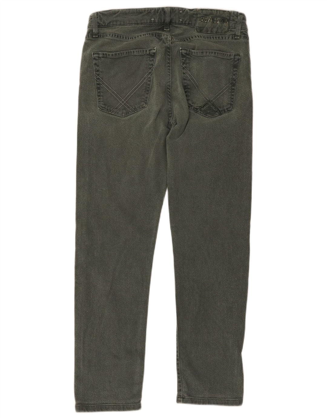 Roy Rogers Mens Straight Jeans W34 L28 Green Lyocell