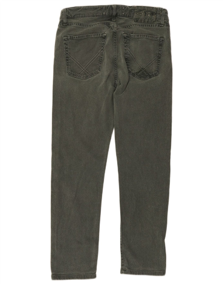 Roy Rogers Mens Straight Jeans W34 L28 Green Lyocell