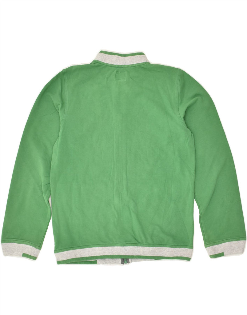 ARMANI JUNIOR Boys Tracksuit Top Jacket 11-12 Years Green Cotton | Vintage Armani Junior | Thrift | Second-Hand Armani Junior | Used Clothing | Messina Hembry 