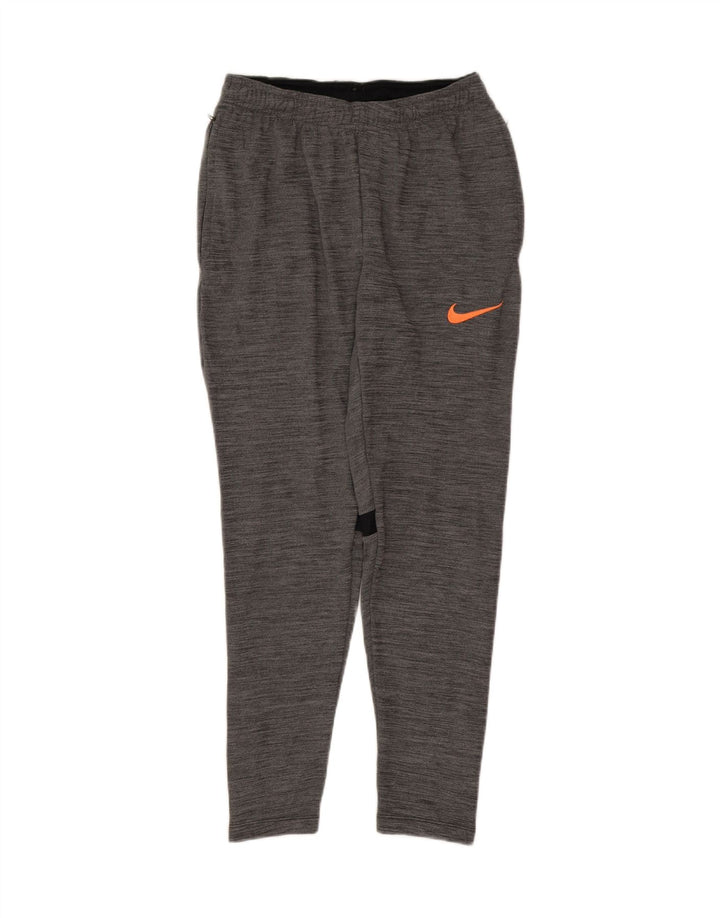 NIKE Mens Dri Fit Tracksuit Trousers Small  Grey Flecked Polyester Vintage Nike and Second-Hand Nike from Messina Hembry 