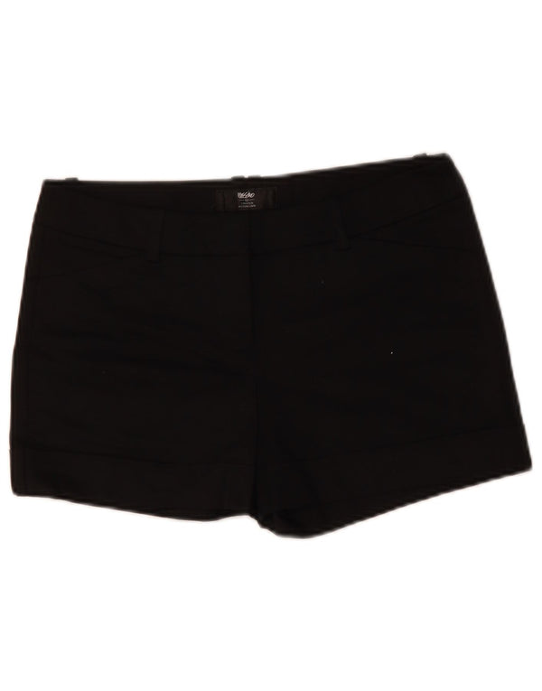 MOSSIMO Womens Casual Shorts US 4 Small W30  Black Cotton