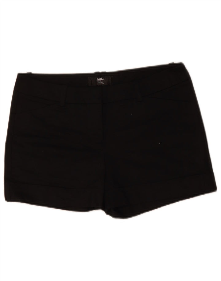 MOSSIMO Womens Casual Shorts US 4 Small W30  Black Cotton