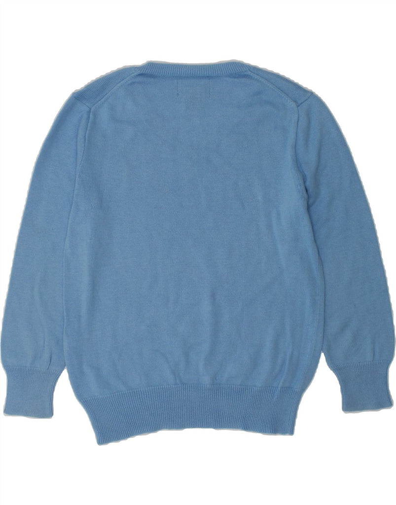 POLO RALPH LAUREN Boys V-Neck Jumper Sweater 4-5 Years Blue Cotton | Vintage Polo Ralph Lauren | Thrift | Second-Hand Polo Ralph Lauren | Used Clothing | Messina Hembry 