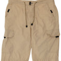 VINTAGE Mens Cargo Shorts IT 50 Large W34  Beige Cotton