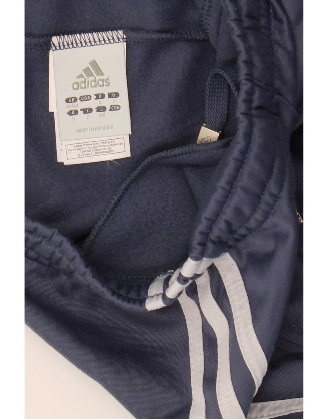 Adidas Mens Tracksuit Trousers UK 42/44 Large Blue Polyester