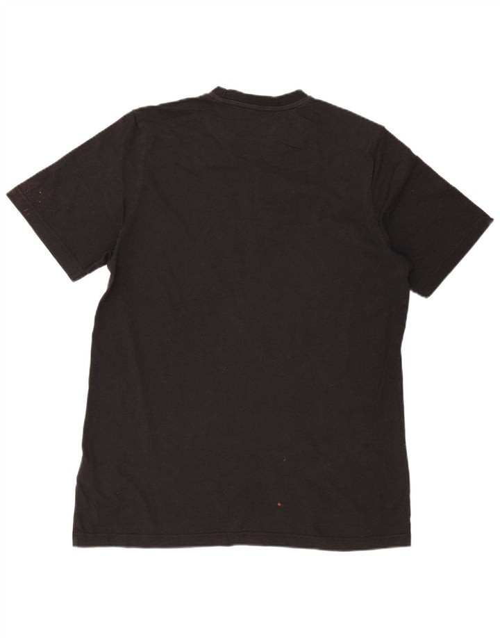 Adidas Mens Graphic T-Shirt Top Large Black Cotton