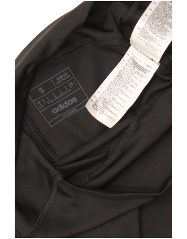 Adidas Womens Aeroready Leggings UK 8/10 Small Black Polyester