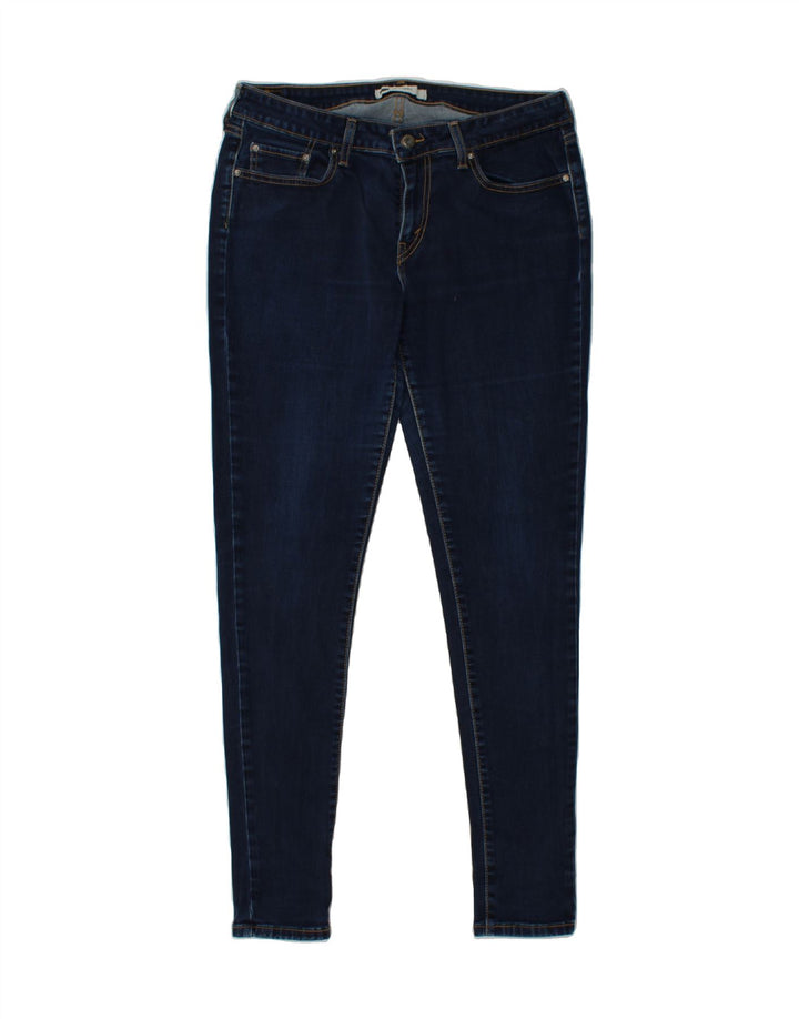 LEVI'S Womens 535 Jegging Jeans W32 L32 Navy Blue Cotton Vintage Levi's and Second-Hand Levi's from Messina Hembry 
