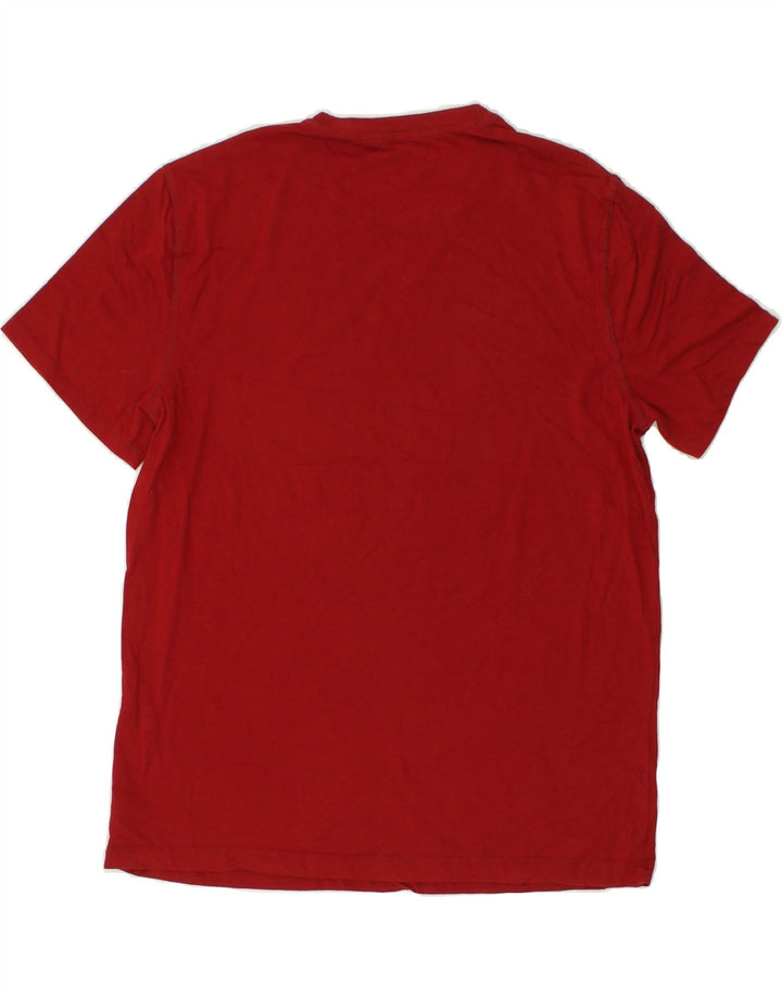 EDDIE BAUER Mens T-Shirt Top Medium Red Cotton Vintage Eddie Bauer and Second-Hand Eddie Bauer from Messina Hembry 