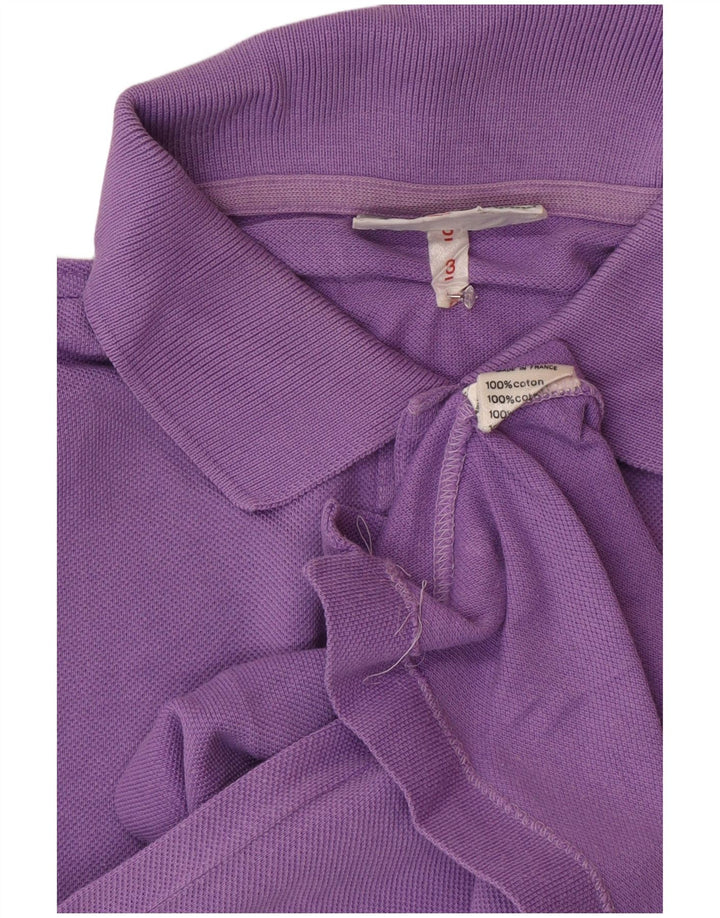 Lacoste Mens Polo Shirt Size 3 Small Purple Cotton
