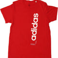 ADIDAS Mens Graphic T-Shirt Top Large Red Cotton Vintage Adidas and Second-Hand Adidas from Messina Hembry 