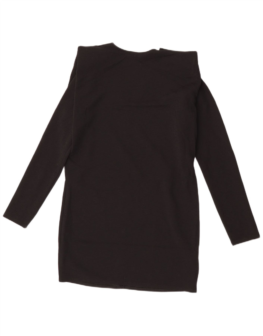 Zara Womens Long Sleeve Shift Dress UK 14 Medium Black