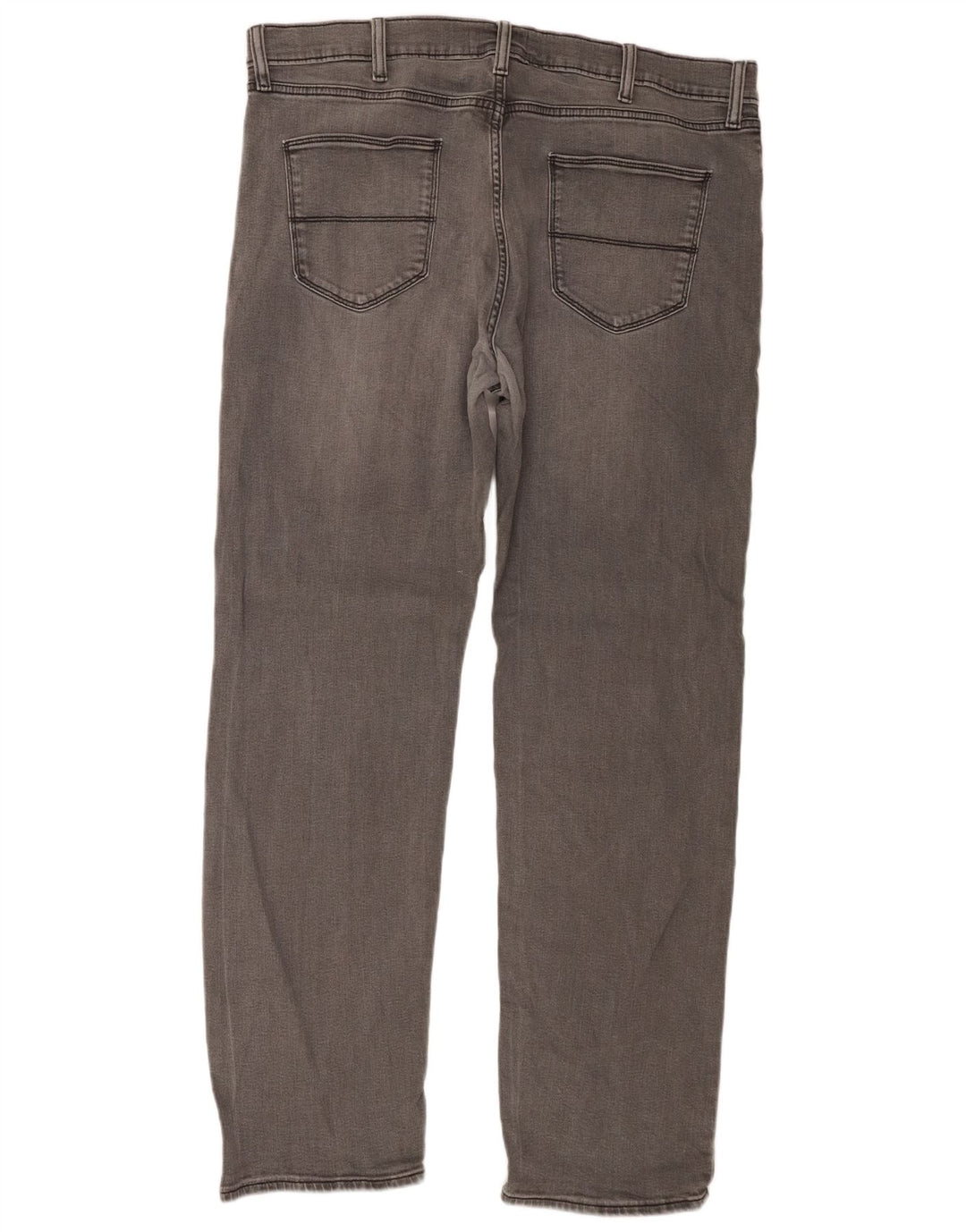 Marks & Spencer Mens Straight Jeans W38 L33 Grey Cotton