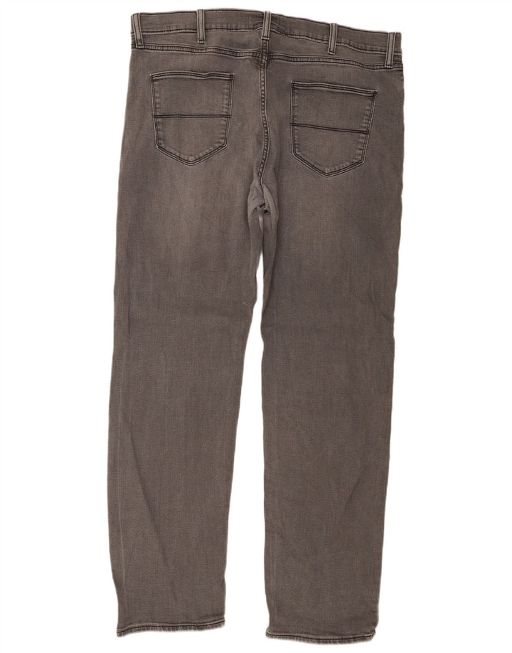 Marks & Spencer Mens Straight Jeans W38 L33 Grey Cotton