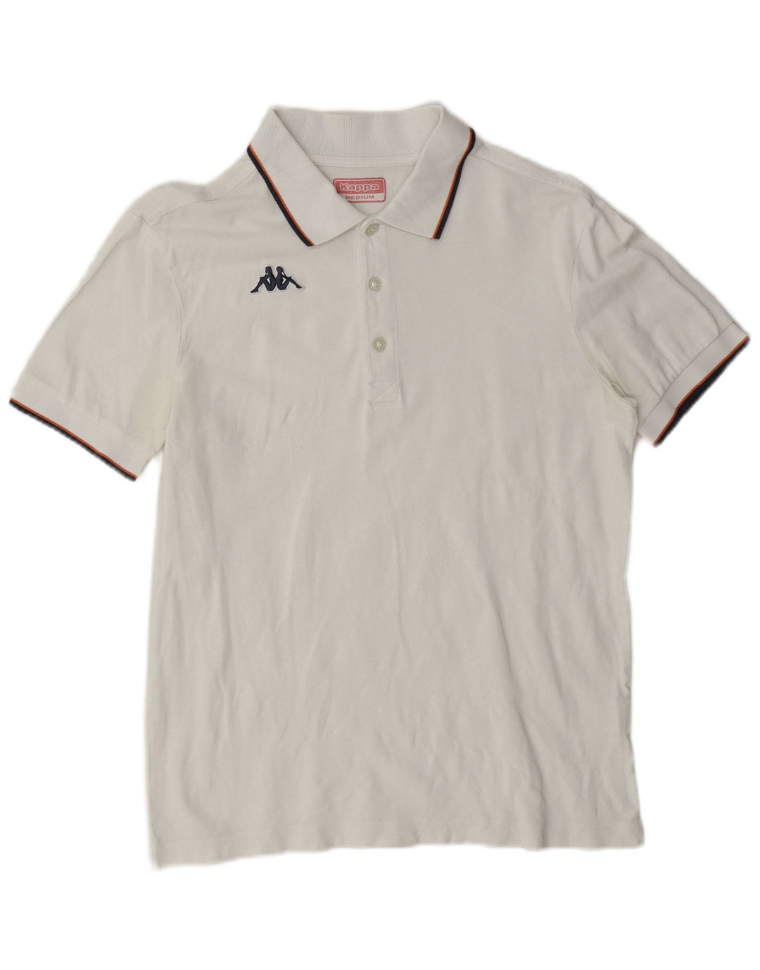 Kappa Mens Medium White Cotton