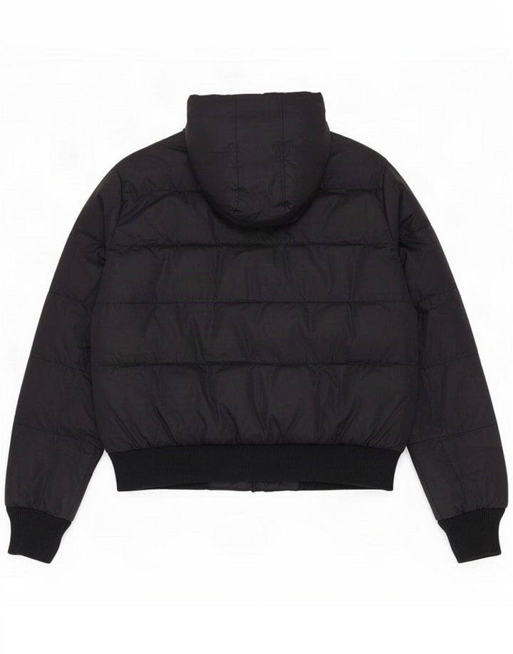 Fay Mens Hooded Padded Jacket UK 38 Medium Navy Blue Polyamide