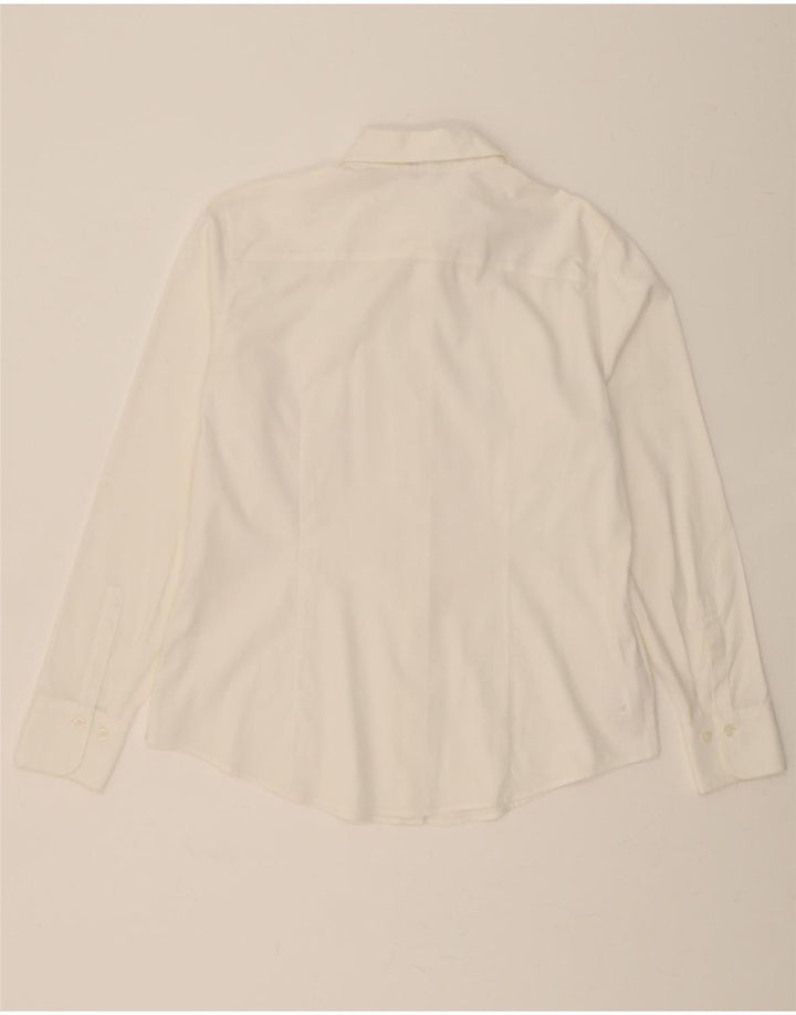 EDDIE BAUER Womens Shirt UK 16 Large White Cotton Vintage Eddie Bauer and Second-Hand Eddie Bauer from Messina Hembry 