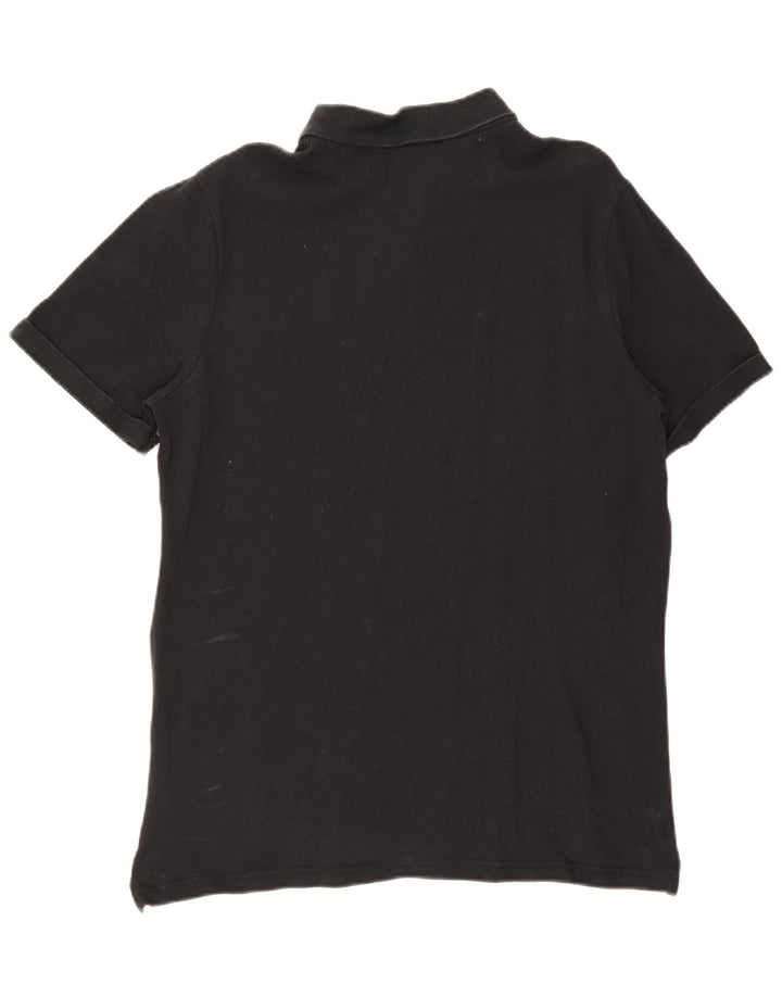 Nike Mens Polo Shirt Large Black Cotton