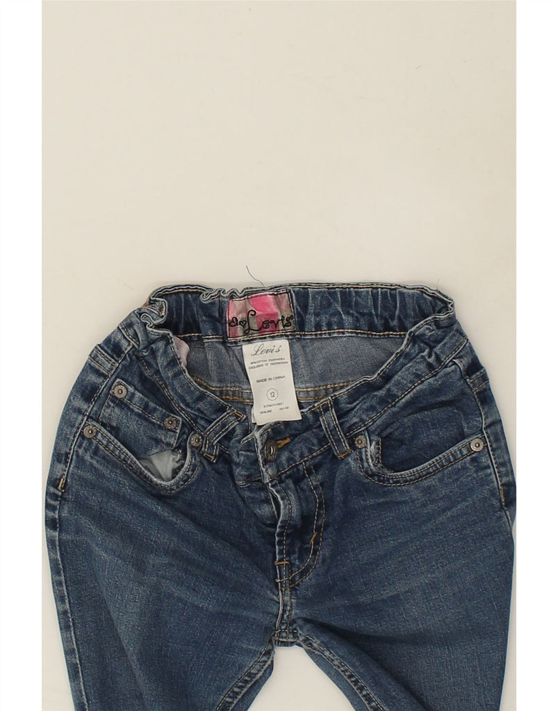 LEVI'S Girls Slim Jeans 11-12 Years W24 L27  Blue Cotton | Vintage Levi's | Thrift | Second-Hand Levi's | Used Clothing | Messina Hembry 