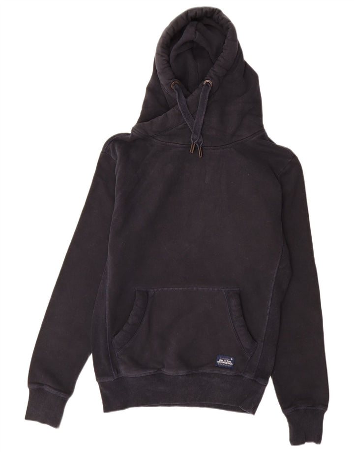 Superdry Mens Hoodie Jumper Medium Navy Blue Cotton