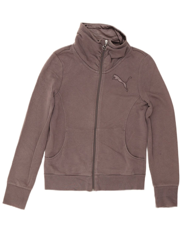 Puma Womens Tracksuit Top Jacket UK 10 Small Grey