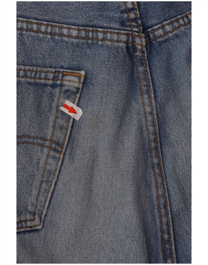 Levi's Mens Straight Jeans W38 L32 Blue Cotton