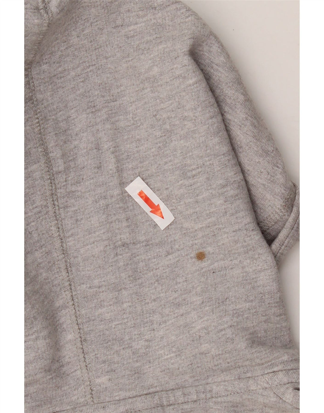 Puma Womens Zip Hoodie Sweater UK 12 Medium  Grey Cotton