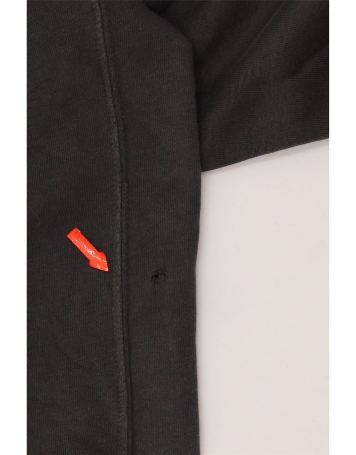 Nike Mens Graphic Hoodie Jumper XL Grey Cotton