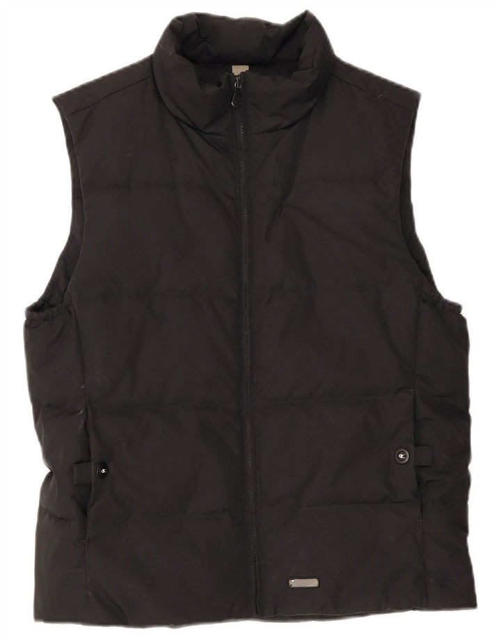 Champion Womens Padded Gilet UK 14 Medium Black Polyester