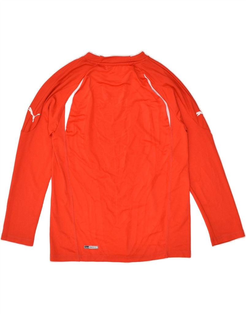 PUMA Boys Top Long Sleeve 11-12 Years Orange | Vintage Puma | Thrift | Second-Hand Puma | Used Clothing | Messina Hembry 