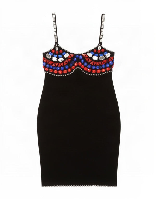 Dusk Womens Sleeveless Bodycon Dress UK 12 Medium Black Acetate