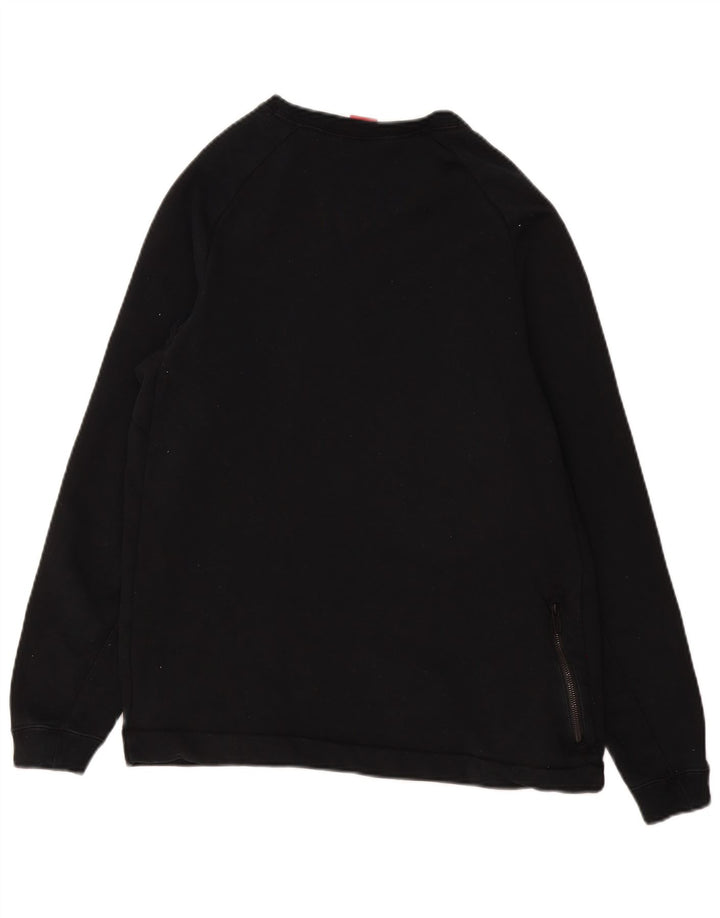 Nike Mens Sweatshirt Jumper Medium Black Cotton
