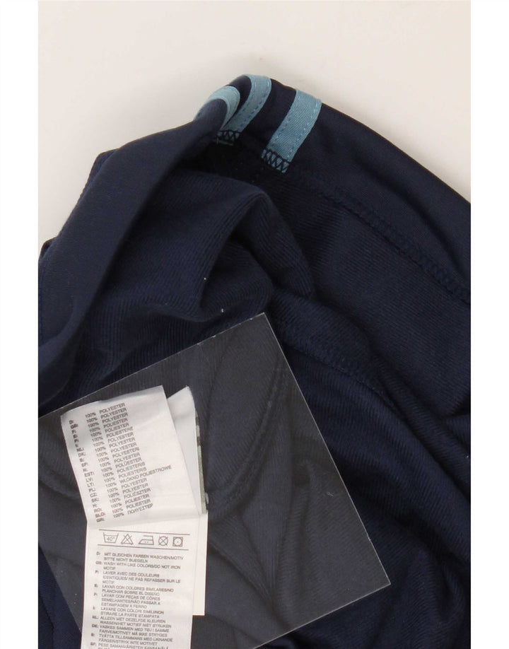 Adidas Womens Tracksuit Trousers UK 14 Medium Navy Blue Polyester