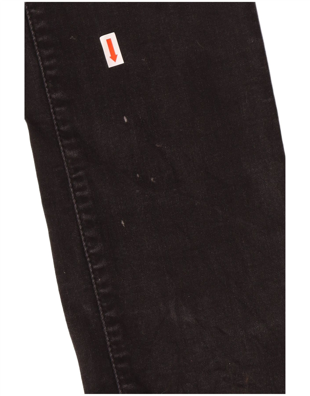 LEVI'S Womens 312 Shaping Slim Jeans W26 L30 Black Cotton