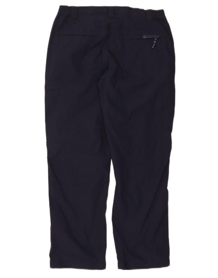Mountain Warehouse Womens Cargo Trousers UK 10 Small W27 L29 Navy Blue
