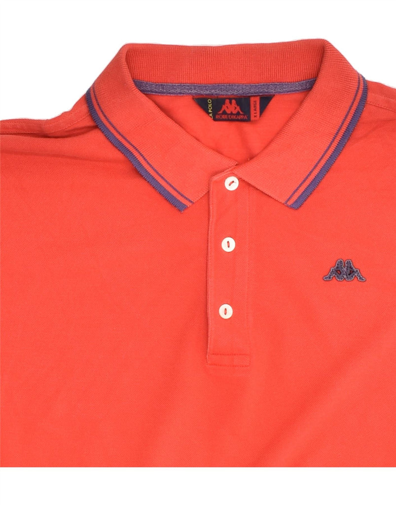 KAPPA Mens Polo Shirt XL Red Cotton | Vintage Kappa | Thrift | Second-Hand Kappa | Used Clothing | Messina Hembry 