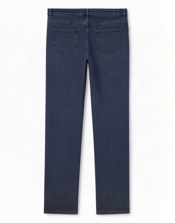 Marks & Spencer Womens Straight Jeans UK 14 Large W30 L29 Navy Blue
