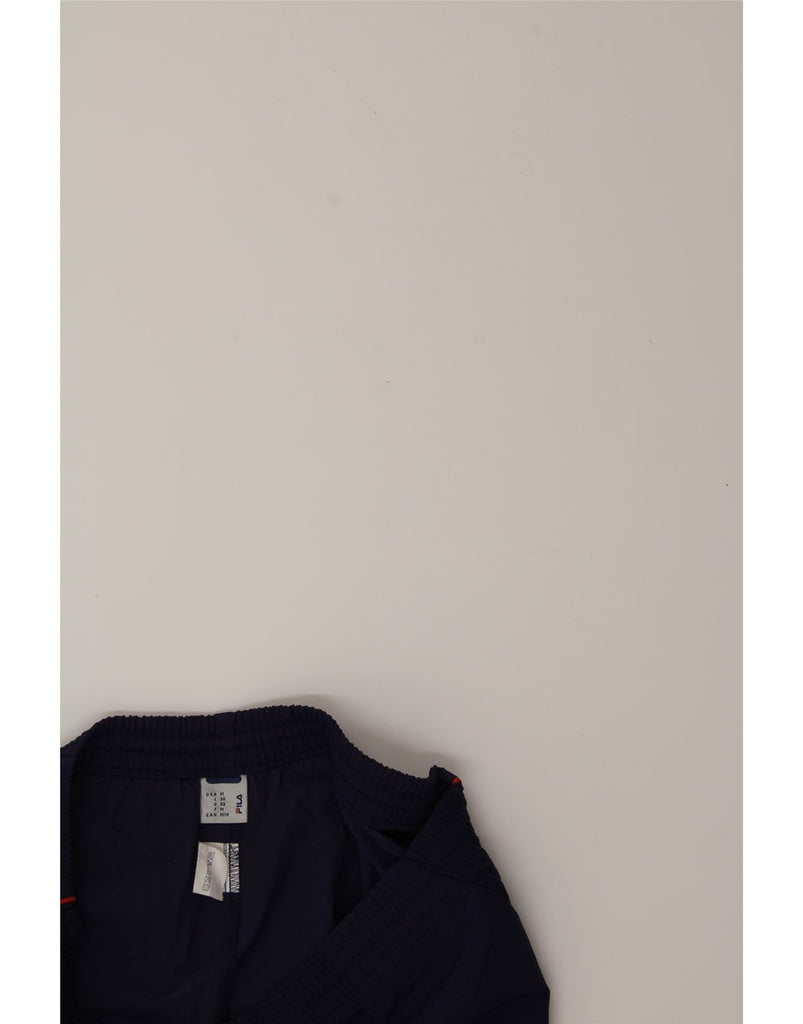 FILA Mens Sport Shorts IT 50 Large  Navy Blue Polyamide Vintage Fila and Second-Hand Fila from Messina Hembry 