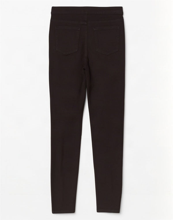 Marks & Spencer Womens Jegging Jeans UK 12 Medium W30 L30 Black Cotton