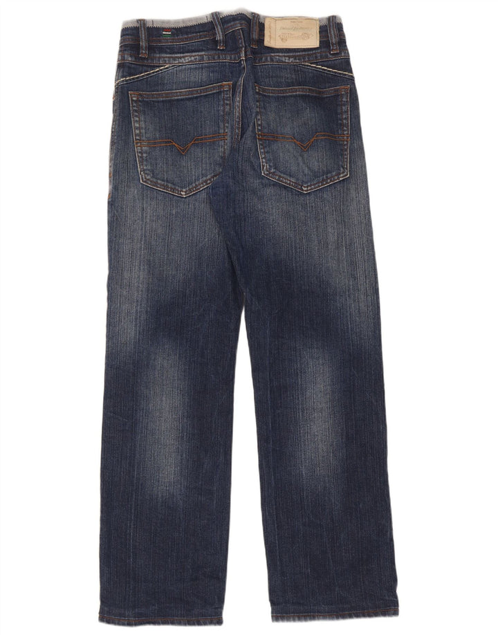 Diesel Mens Straight Jeans W30 L30 Blue Cotton