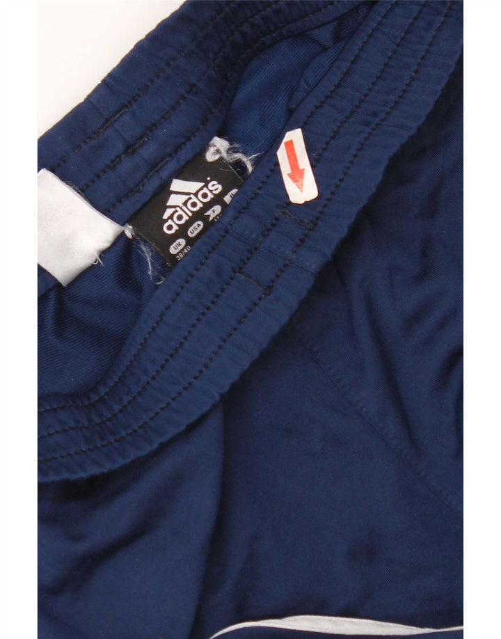 Adidas Mens Tracksuit Trousers UK 38/40 Medium Navy Blue Polyester
