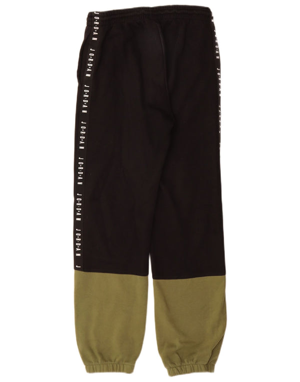 Jordan Boys Tracksuit Trousers Joggers 13-14 Years XL Black Colourblock