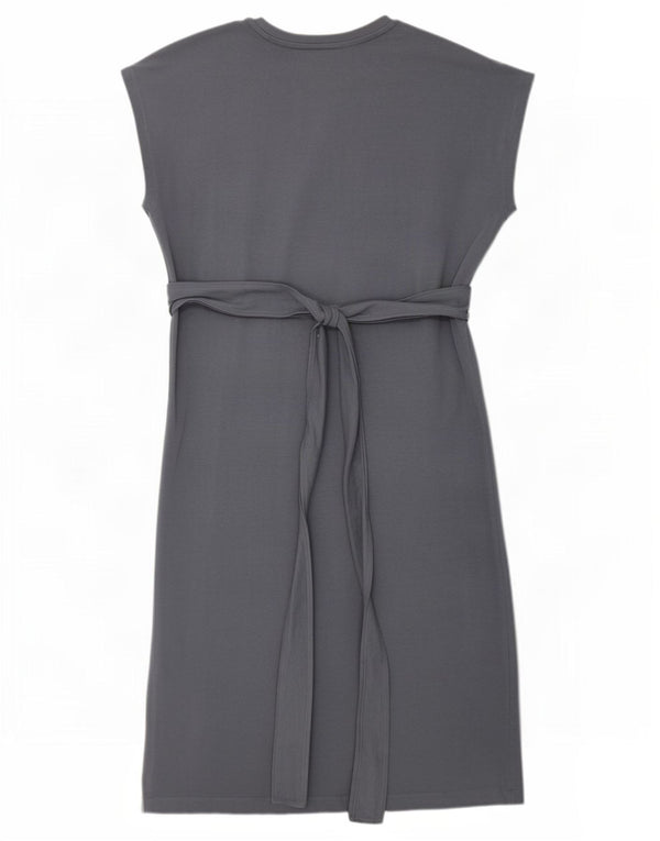 Zara Womens T-Shirt Dress UK 18 XL Blue Cotton