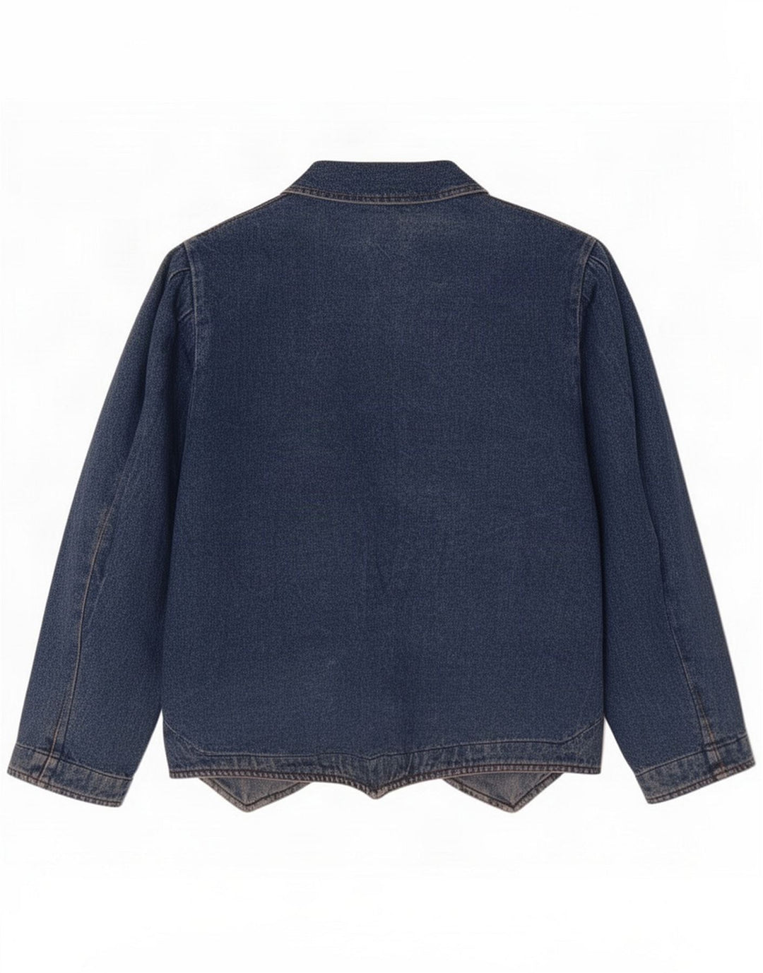 Vintage Womens Oversized 1 Button Denim Blazer Jacket IT 42 Medium Blue