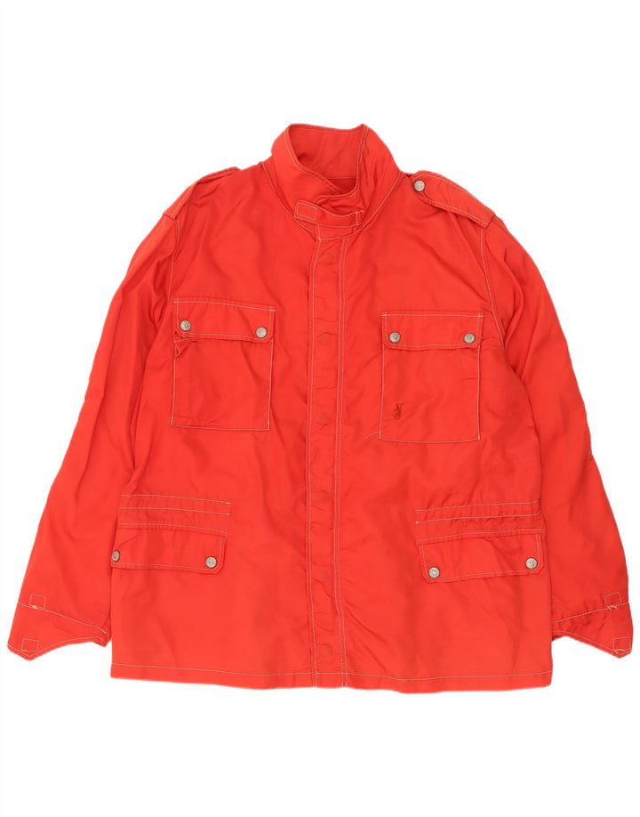 Jeckerson Mens Utility Jacket UK 40 Large Red Polyamide