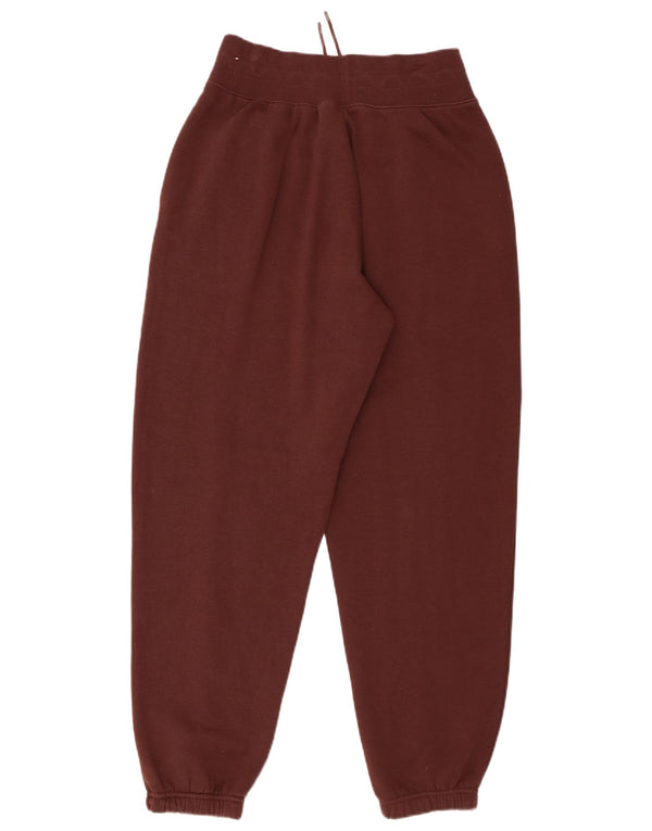 Nike Womens Tracksuit Trousers Joggers UK 10 Small Brown Cotton