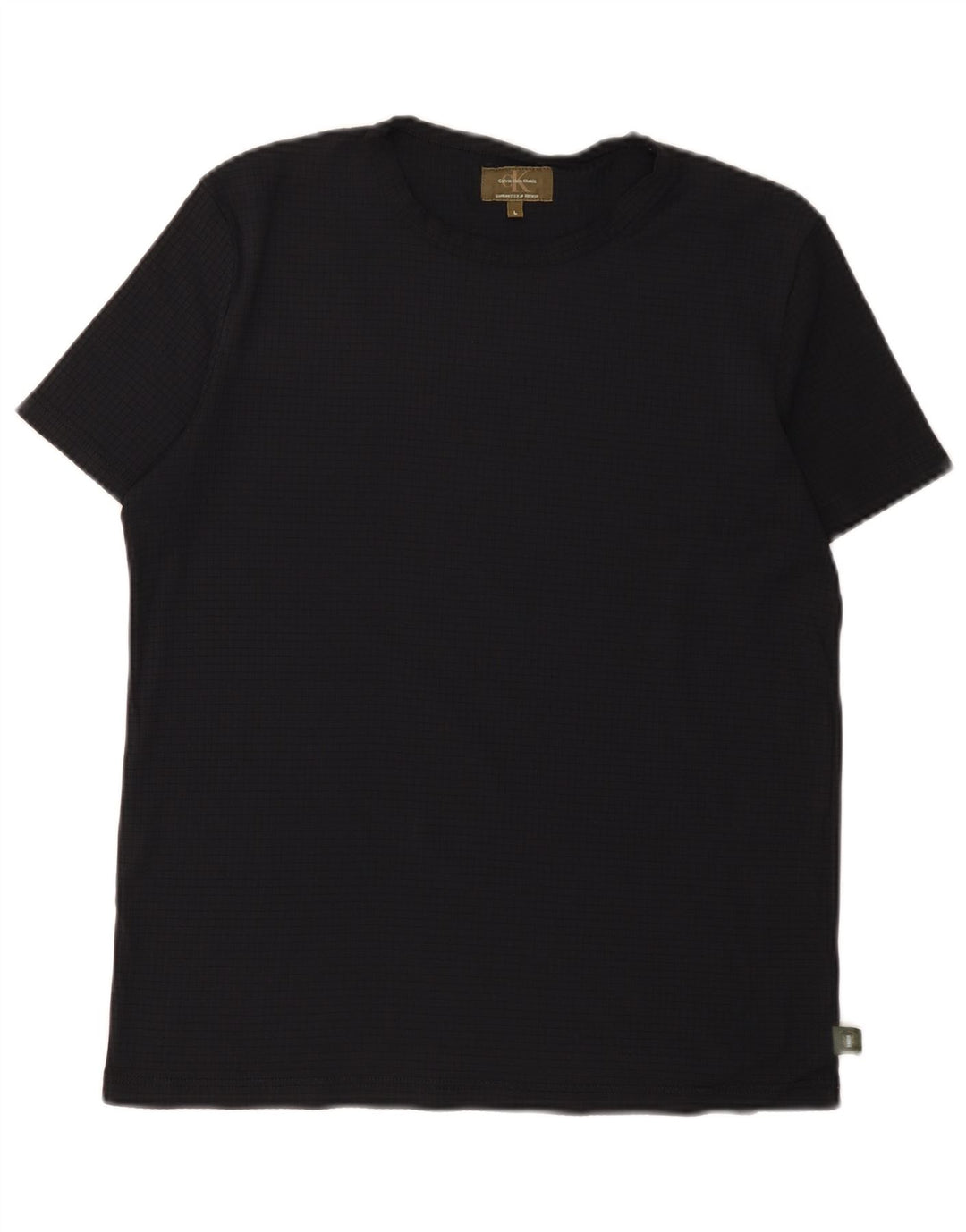 Calvin Klein Womens Khakis T-Shirt Top UK 14 Large Black